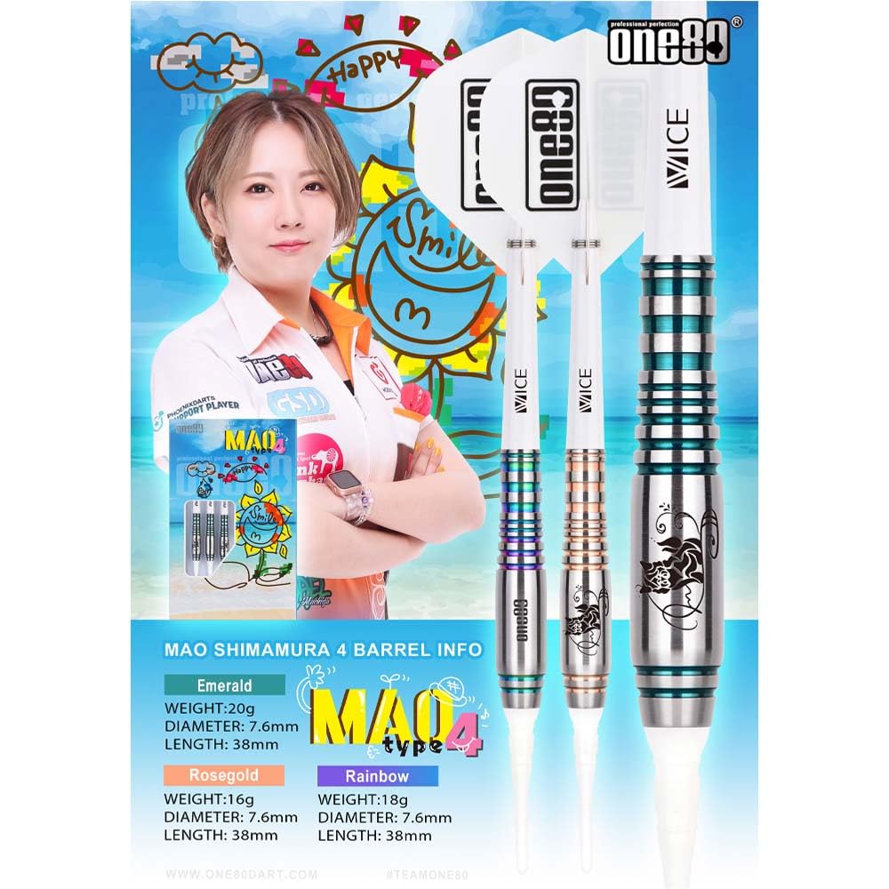 Amazon | One80 ワンエイティ Mao Shimamura ver.4 2BA 18g Rainbow